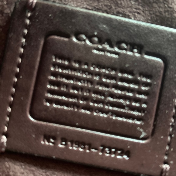 Coach tabby shoulder bag  excellent condition . Midnight navy - Picture 4 of 10